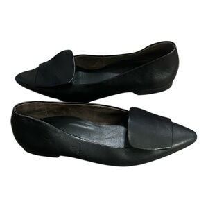 Paul Green Black Leather Flats